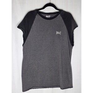 Vintage Everlast Muscle Boxing Shirt two-tone Size L Gray & Black